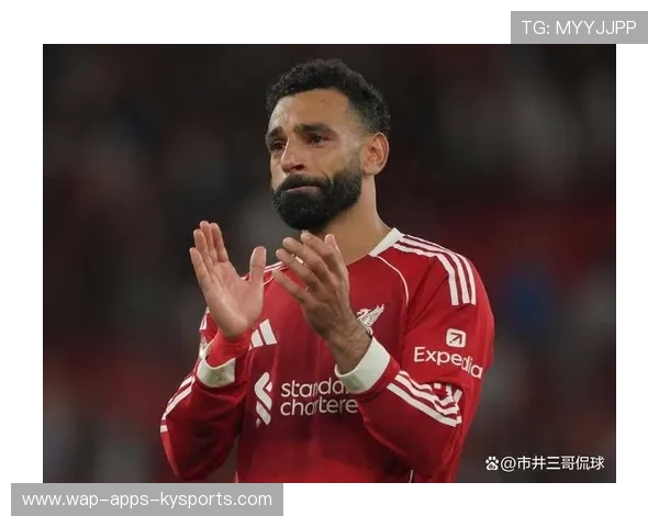 利物浦前场推进，萨拉赫连续突破成功